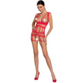 PASSION - WOMAN BS089 RED BODYSTOCKING ONE SIZE