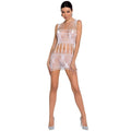 PASSION - WOMAN BS090 WHITE BODYSTOCKING ONE SIZE