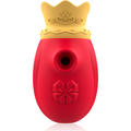 INTENSE - CLITORIS STIMULATOR 10 SUCTION AND LICKING MODES - RED