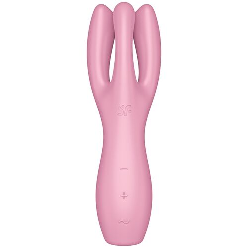 SATISFYER - THREESOME 3 VIBRADOR ROSA