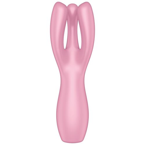 SATISFYER - THREESOME 3 VIBRADOR ROSA