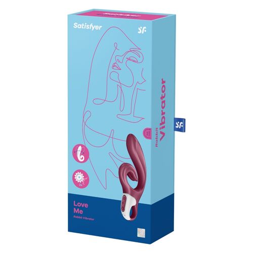 SATISFYER - LOVE ME VIBRADOR RABBIT