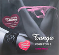 HOTFLOWERS - GIRL WAFER THONG AND 2 NIPPLE PADS STRAWBERRY FLAVOR /es/pt/en/fr/it/