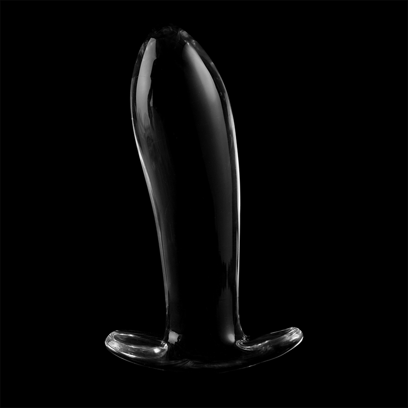 NEBULA SERIES BY IBIZA - MODELO 5 PLUG CRISTAL TRANSPARENTE 12.5 CM -O- 3.5 CM