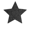 BIJOUX - INDISCRETS FLASH BLACK STAR NIPPLE CAPS