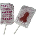 DIABLO GOLOSO - 1 PENIS LOLLIPOP GIN TONIC STRAWBERRY FLAVOR 10% ALCOHOL