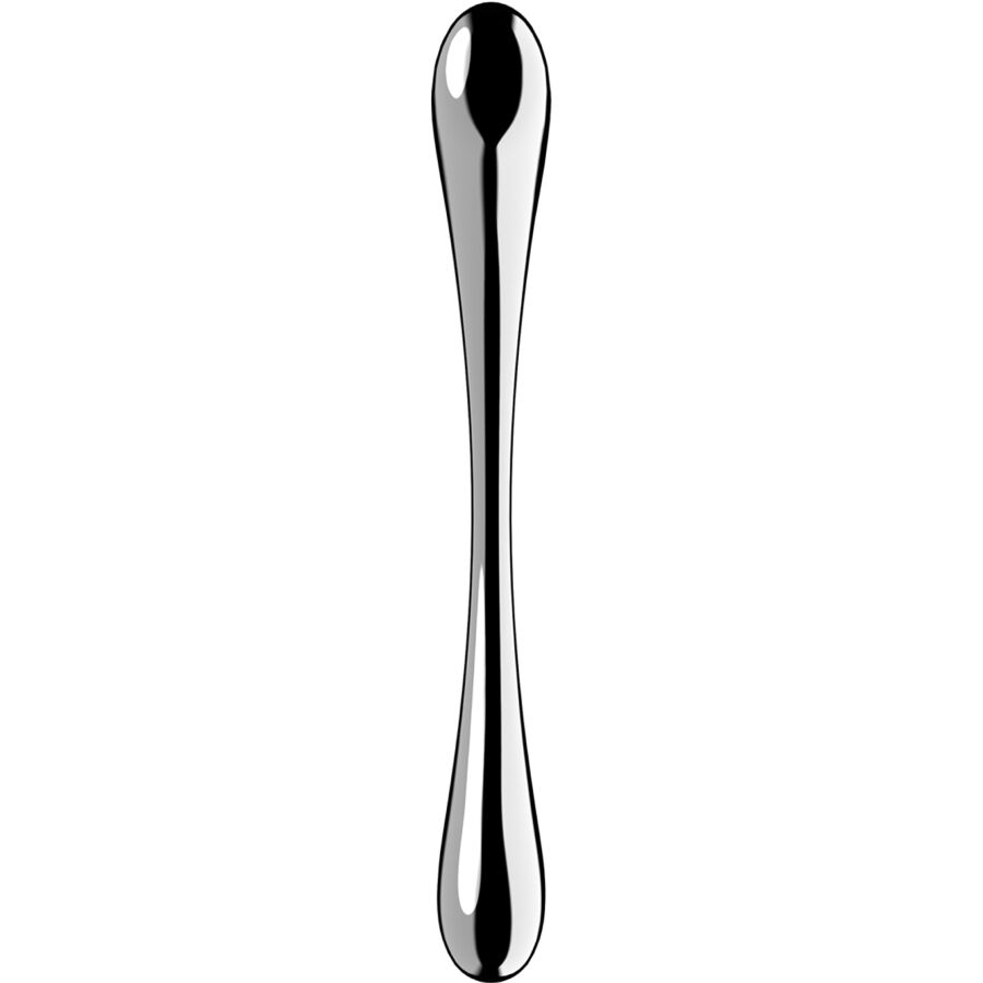 SATISFYER - COSMIC CREST 1 STAINLESS STEEL DOUBLE-ENDED DILDO