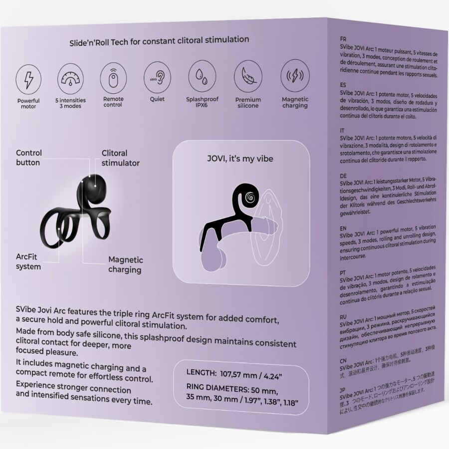SNAIL VIBE - ANILLO DE PAREJA CONTROL REMOTO