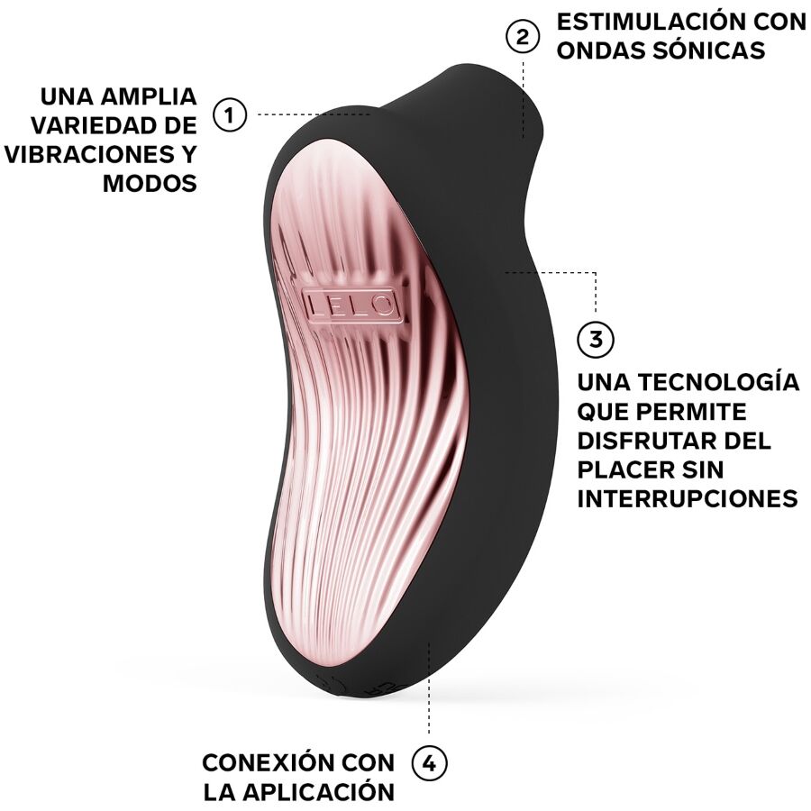 LELO -  MASAJEADOR SÓNICO DE CLÍTORIS