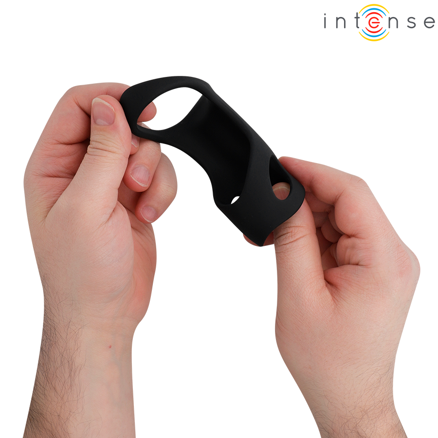 INTENSE - JEROME ADJUSTABLE VIBRATING PENIS RING MODEL 12