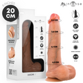 MR INTENSE - BRUCE M SILICONE DILDO WITH TESTICLES 20 CM -Ø- 4.5 CM