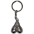 DIABLO PICANTE - SILVER EGGS METAL KEYCHAIN