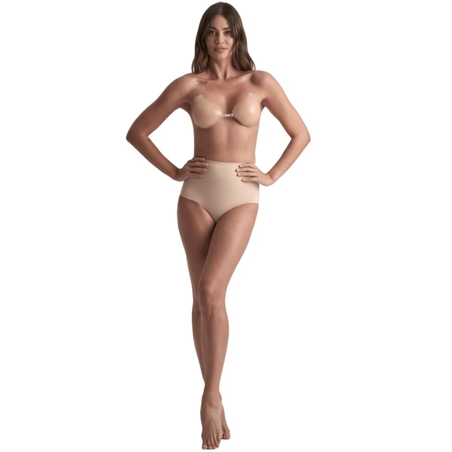 BYE-BRA - COPAS DE SILICONA BEIGE COPA