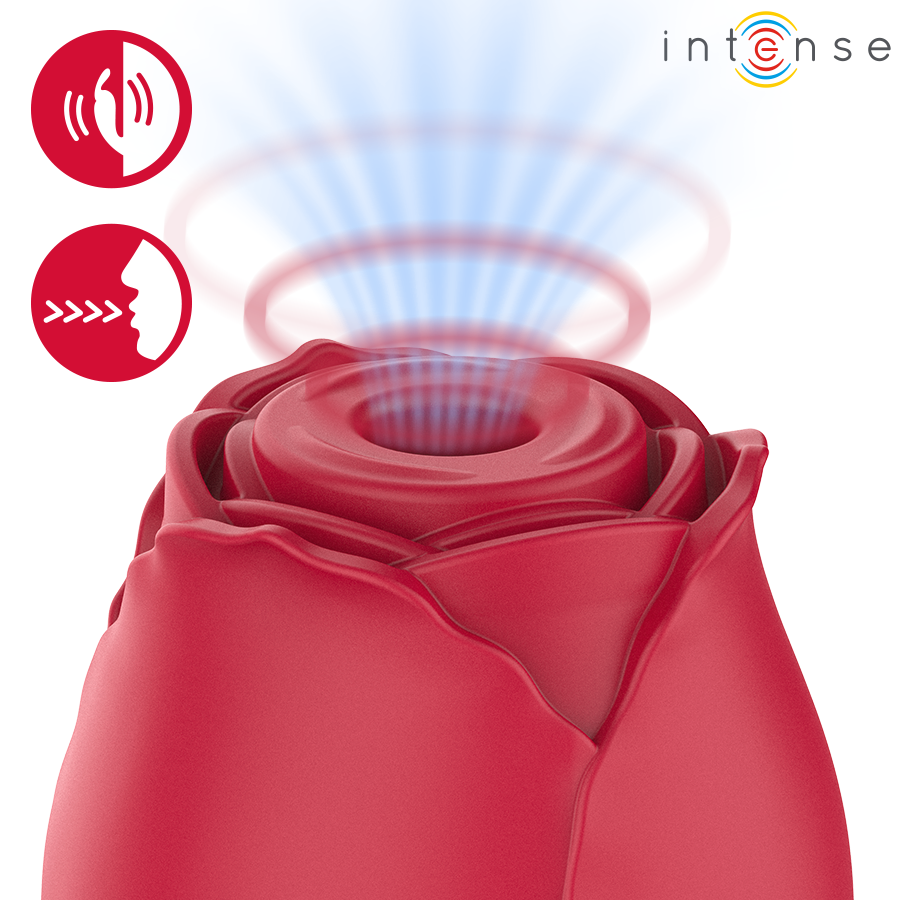 INTENSE - CAMELLIA CLITORAL SUCTION ROSE BY WAVES BORDEAUX