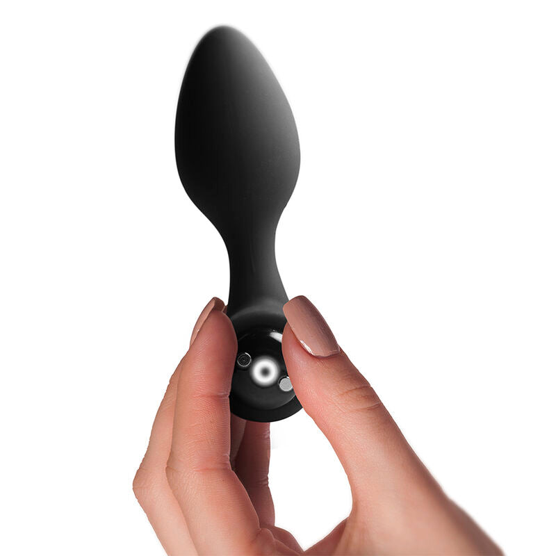 ROCKS-OFF - NOVA SOLARIS PLUG ANAL FINO RECARGABLE 16 FUNCIONES NEGRO