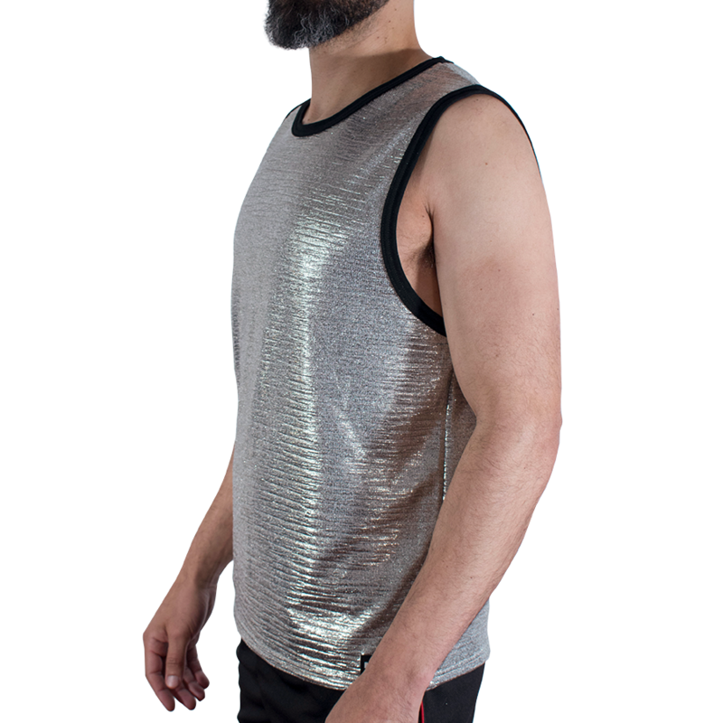 MACHO - CAMISETA BRILLO TEXTURA S/M