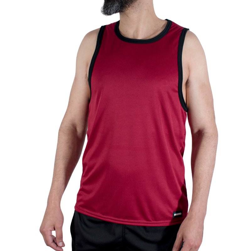 MACHO - CMV003 CAMISETA GYM GRANATE S/M