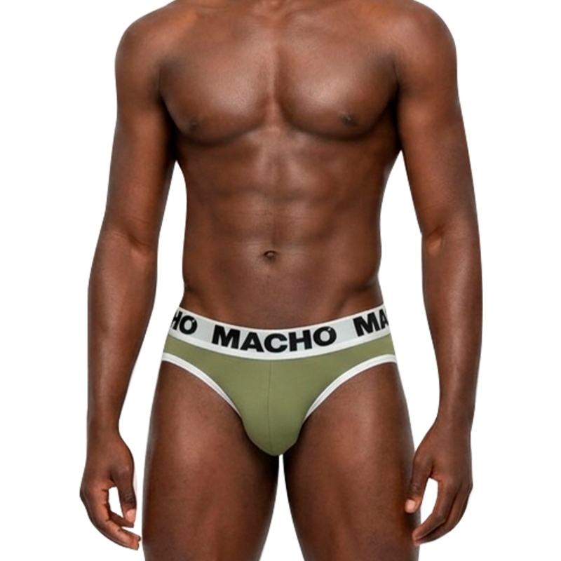 MACHO - MCH013 SLIP VERDE MILITAR S
