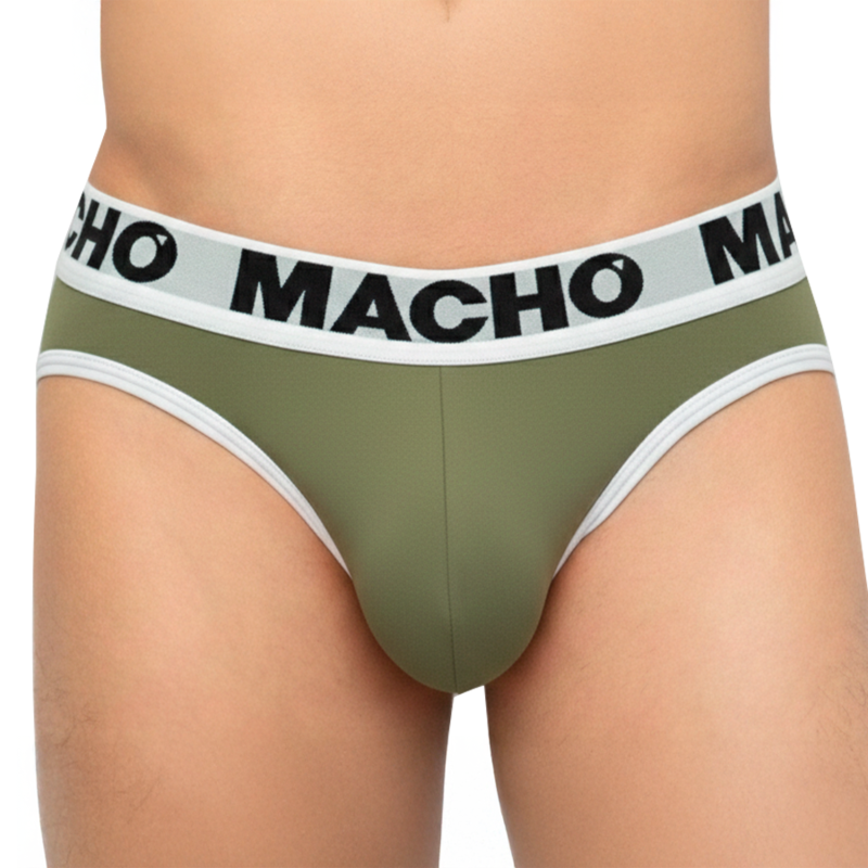 MACHO - MCH013 SLIP VERDE MILITAR S
