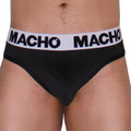 MACHO - MTG002 TANGA NEGRO/NEGRO S