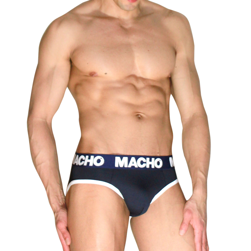 MACHO - MCH008 NAVY BLUE CLASSIC SLIP M