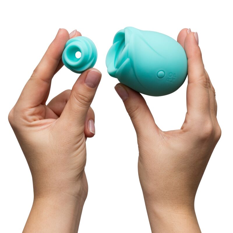 ROMP - ROSE GLOW CLITORAL SUCTION TOOL GLOW IN THE DARK