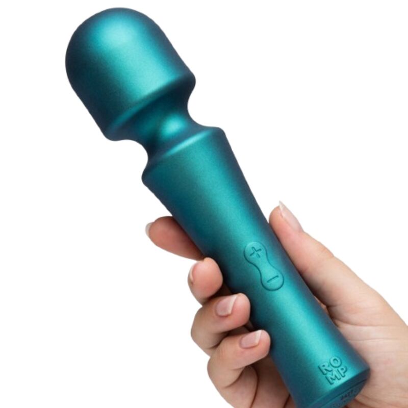 ROMP - PRESTO MINI WAND VIBRATOR FLEXIBLE HEAD GREEN
