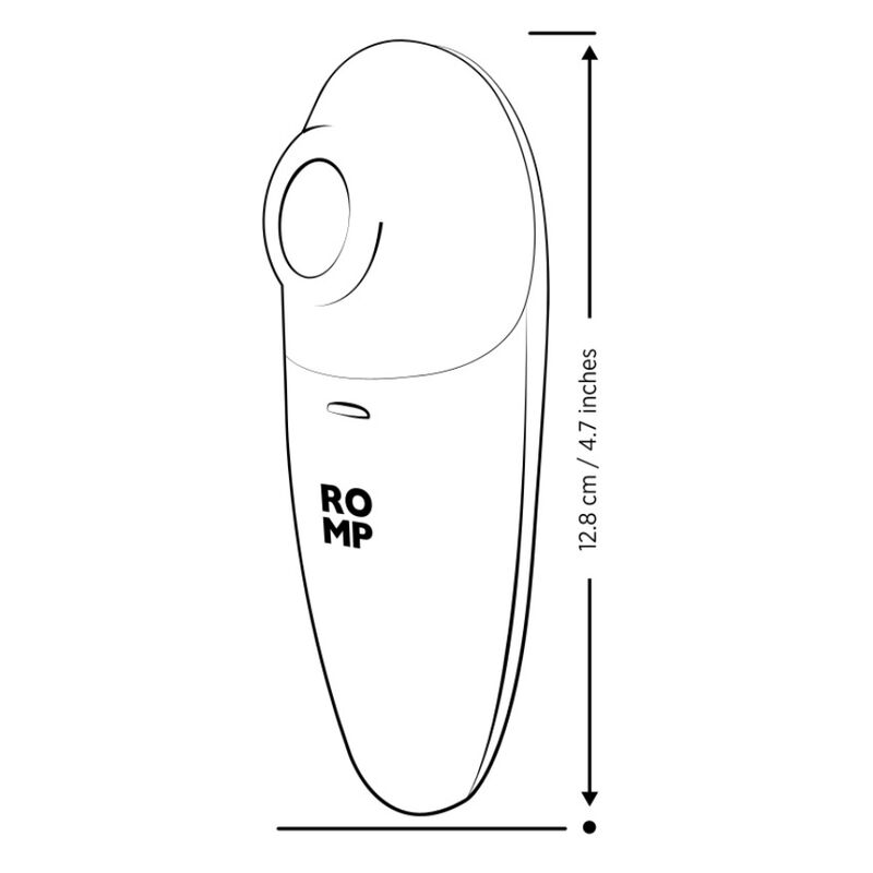 ROMP - SWITCH X CLITORAL STIMULATOR 6 LEVELS ORANGE