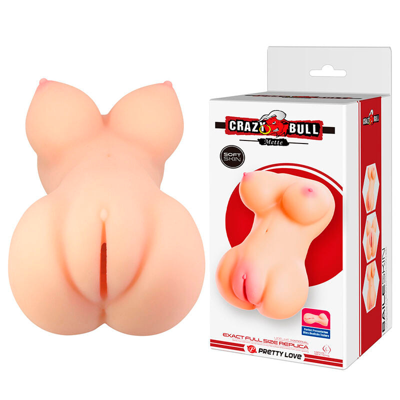 CRAZY BULL - METTE REALISTIC ASS AND VAGINA MASTURBATOR FLESH