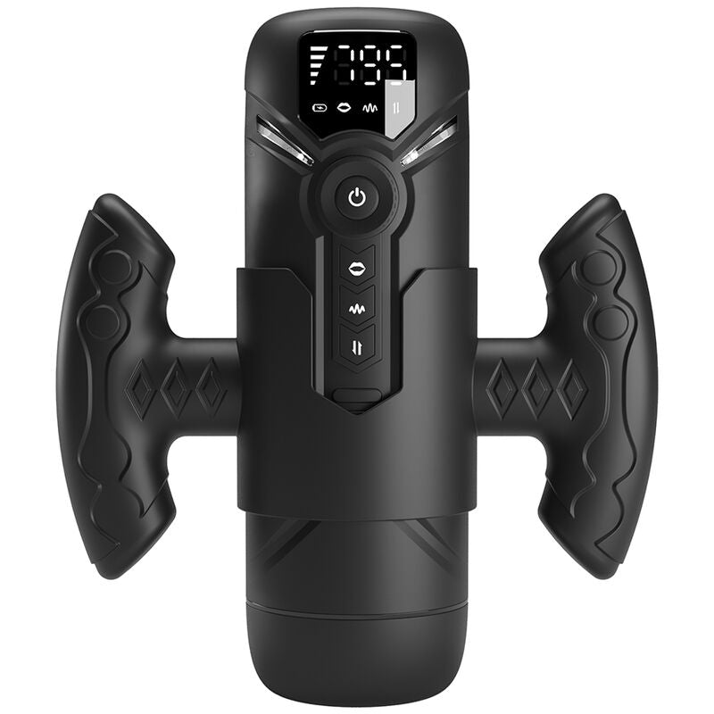 PRETTY LOVE - AETOLA MULTIFUNCTION AUTOMATIC MASTURBATOR WITH HANDLE BLACK
