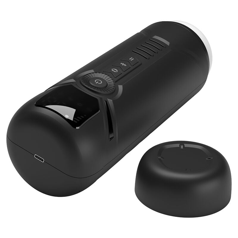 PRETTY LOVE - AETOLA MULTIFUNCTION AUTOMATIC MASTURBATOR WITH HANDLE BLACK