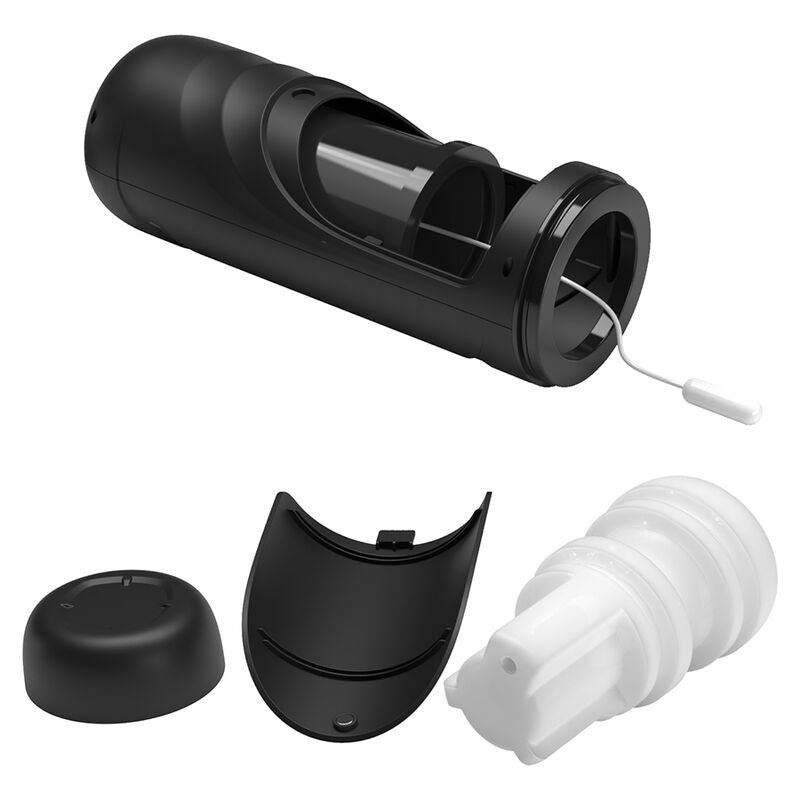 PRETTY LOVE - AETOLA MULTIFUNCTION AUTOMATIC MASTURBATOR WITH HANDLE BLACK