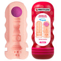 PRETTY LOVE - FLORA VAGINA MASTURBATOR WITH SUCTION CUP AND INTERNAL TEXTURES