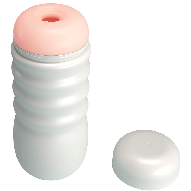 PRETTY LOVE - FLORA VAGINA MASTURBATOR WITH SUCTION CUP AND INTERNAL TEXTURES