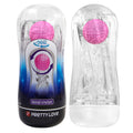 PRETTY LOVE - 360º TEXTURED MASTURBATION CUP CLEAR