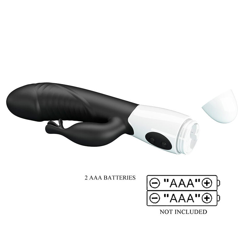 PRETTY LOVE - RASMUSSEN 30 FUNCTION RABBIT VIBRATOR BLACK