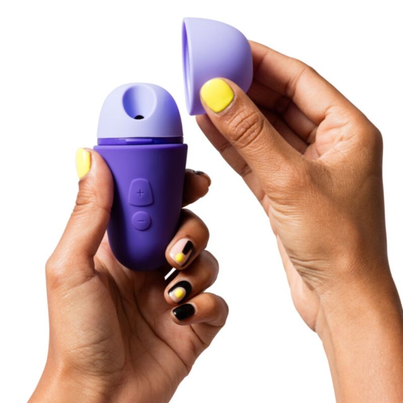 ROMP - FREE X CLITORAL STIMULATOR WITH LID 10 LEVELS RECHARGEABLE PURPLE