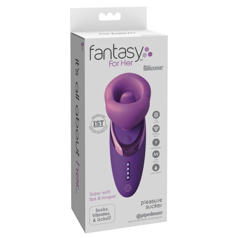 FANTASY FOR HER - PLEASURE SUCKER VIBRATOR PURPLE