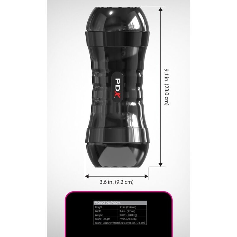 PDX EXTREME - WET PUSSIES SUPER FLIP-A-PUSSY OVER REVERSIBLE STROKER 21.6 CM