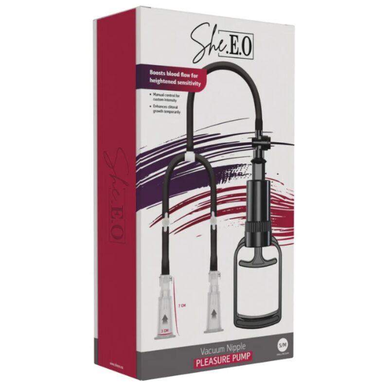 SHE.E.O - BOMBA DE VACÍO PARA PEZONES S/M