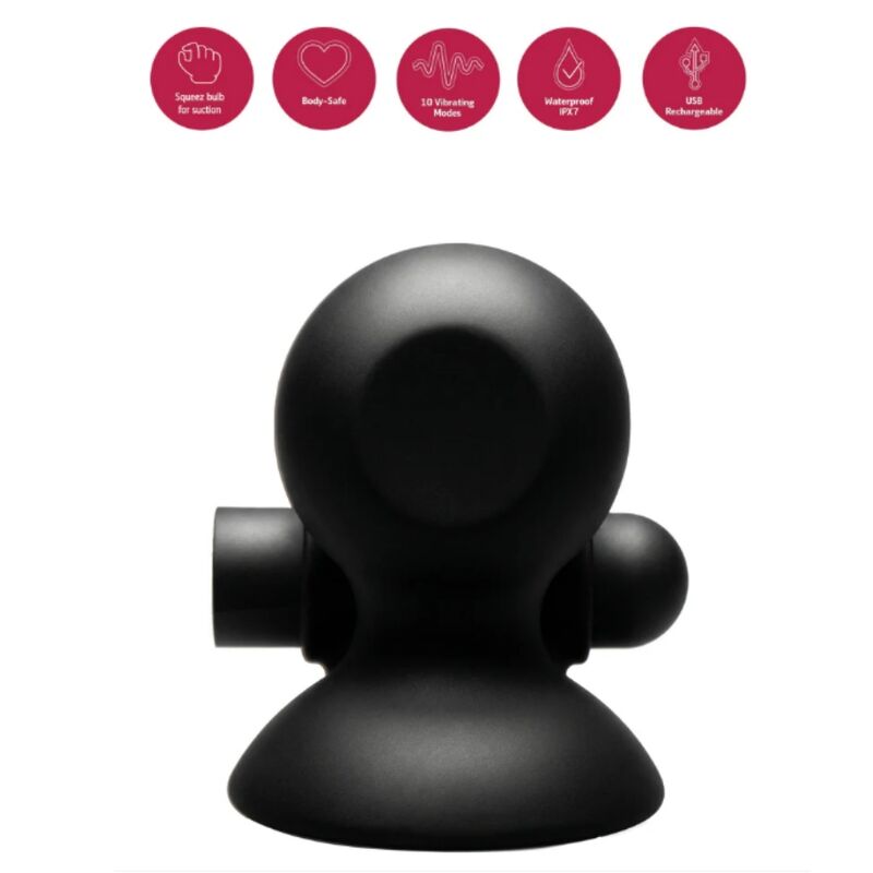 SHE.E.O - RECHARGEABLE VIBRATING NIPPLE SUCTION GEL