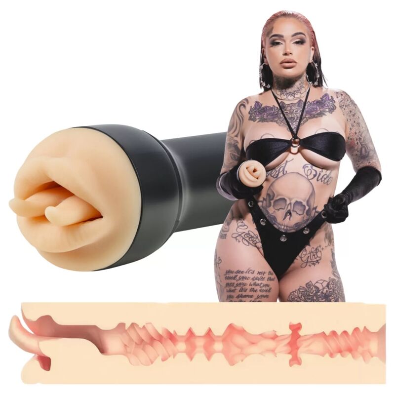 KIROO - RAVEN MOUTH REALISTIC VIPER TONGUE MASTURBATOR