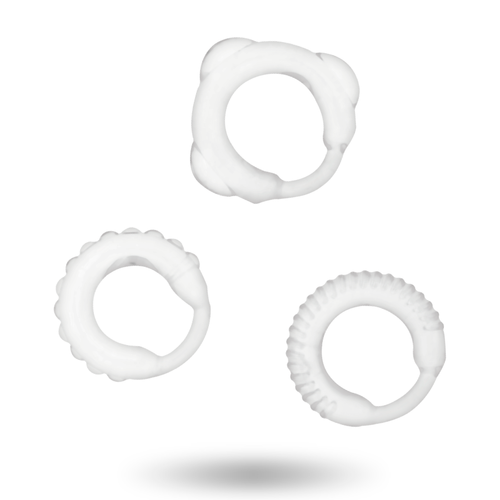 ADDICTED TOYS - C-RING SET CLEAR